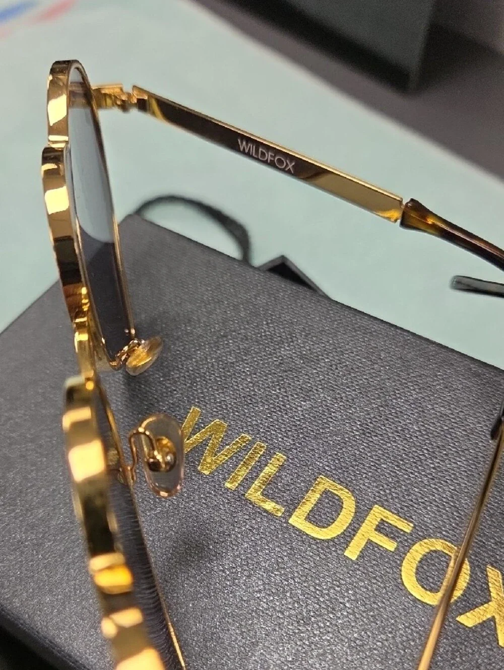 Wildfox Lolita Gold Heart-Shaped Sunglasses